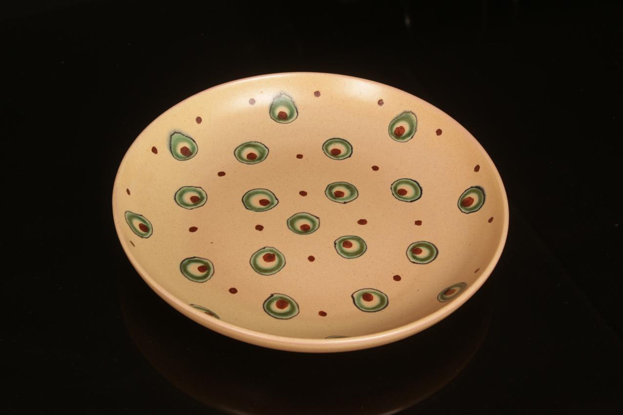 Vintage Kupittaan Savi Laila Zink neljä teekuppia, asetit, kakkulautaset, tarjoilulautanen, kermakko ja sokerikko - Image 5
