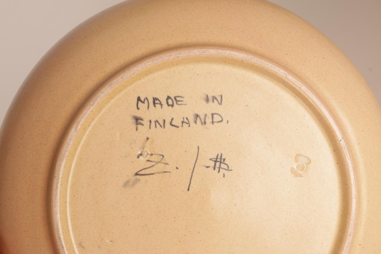 Vintage Kupittaan Savi Laila Zink neljä teekuppia, asetit, kakkulautaset, tarjoilulautanen, kermakko ja sokerikko - Image 7