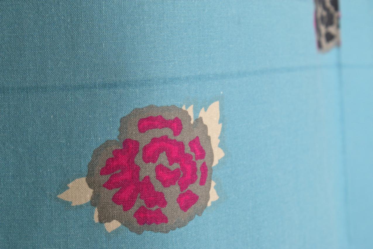 Vintage 1976 Marimekko Katsuji Wakisaka ”Kolibri” fabric - Image 6