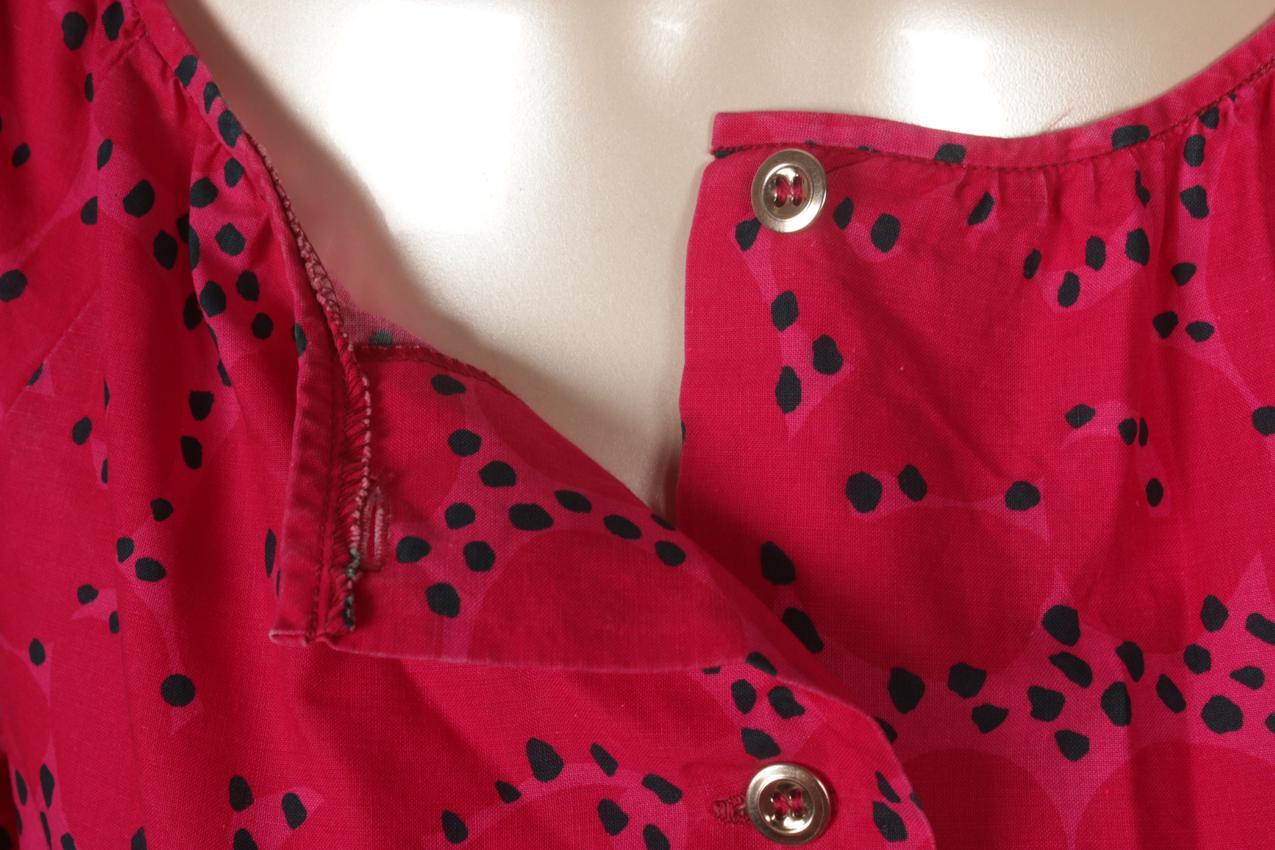 Vintage Marimekko Annikki Rimala “Rakkauskirje” “Tarha” maksimekko M - Image 4
