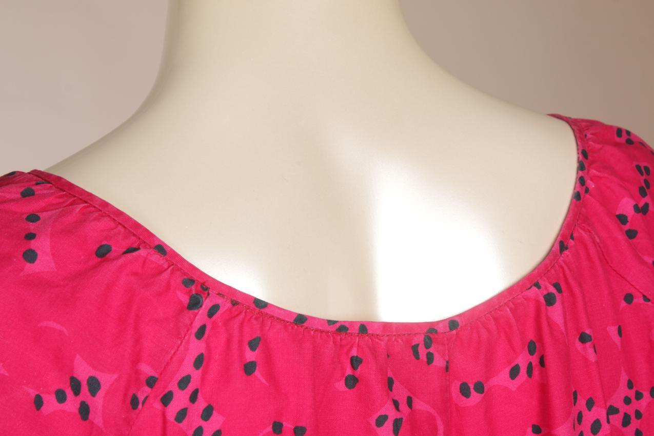 Vintage Marimekko Annikki Rimala “Rakkauskirje” “Tarha” maksimekko M - Image 6