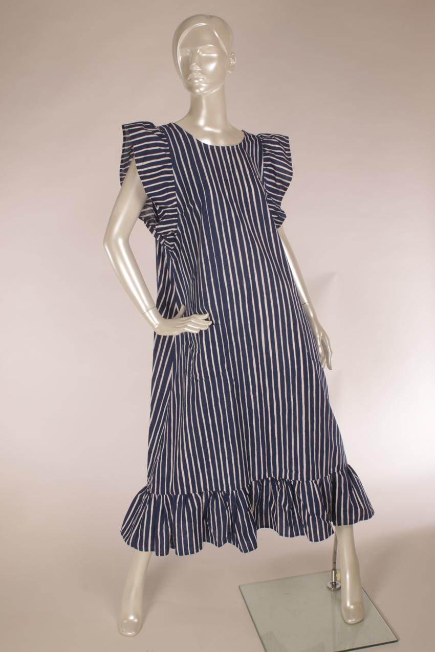 Marimekko sininen “Mari-essu” mekko Liisa Suvanto L - Image 3