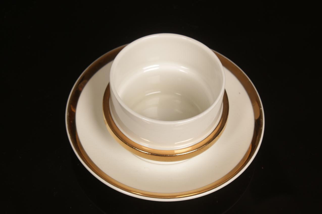 6 kpl Arabia espresso kahvikuppi Kultavanne Göran Bäck - Image 4
