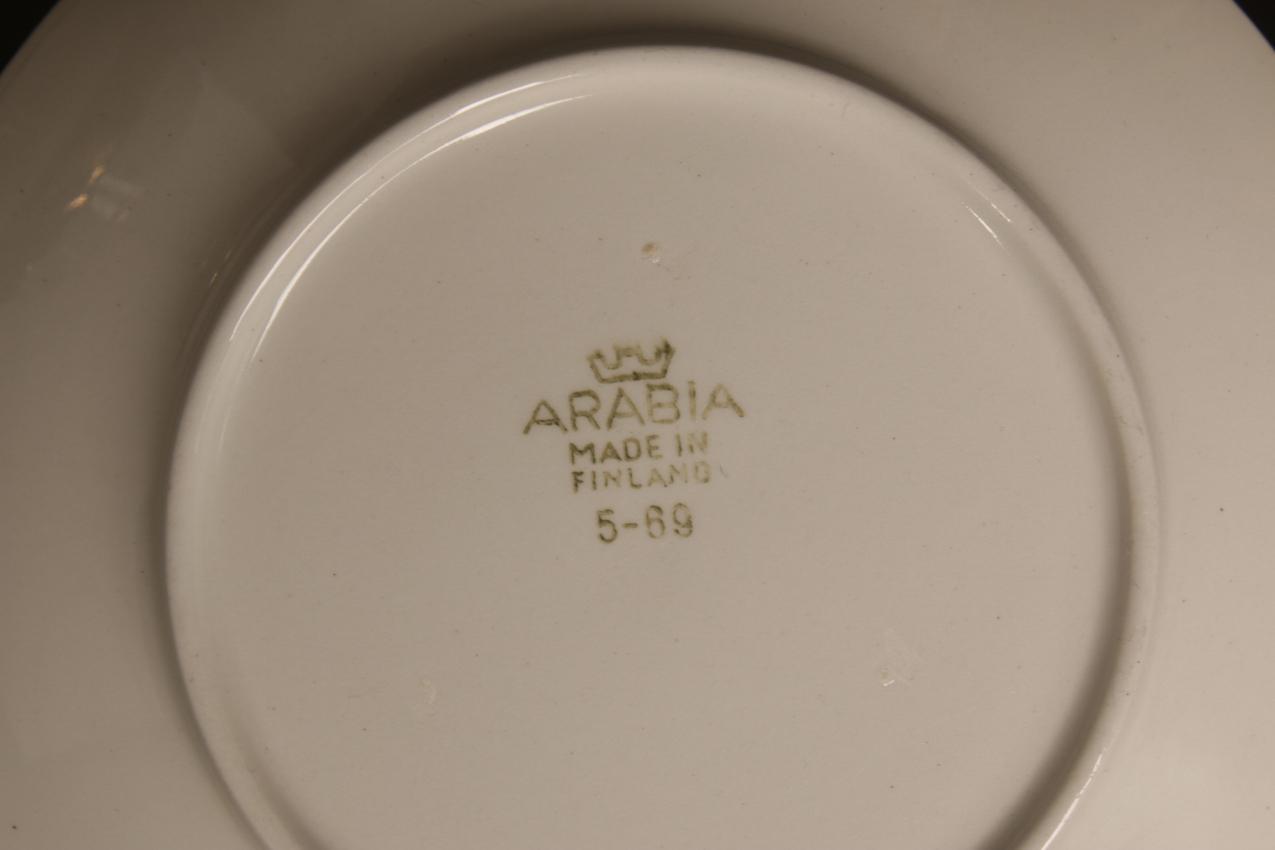 6 kpl Arabia espresso kahvikuppi Kultavanne Göran Bäck - Image 7