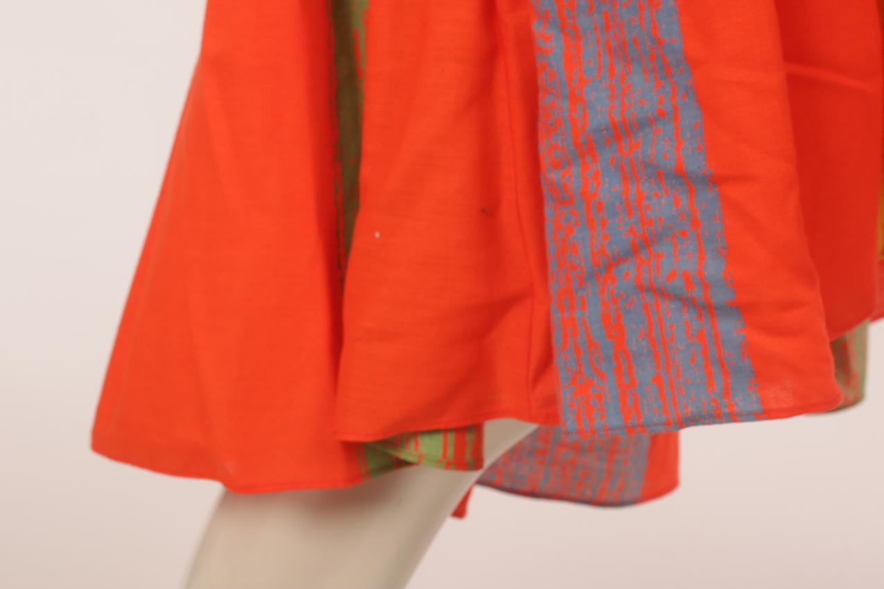 Vintage Vuokko kirjava rimpsumekko S M L - Image 5