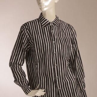Marimekko black and white striped Jokapoika shirt men XS