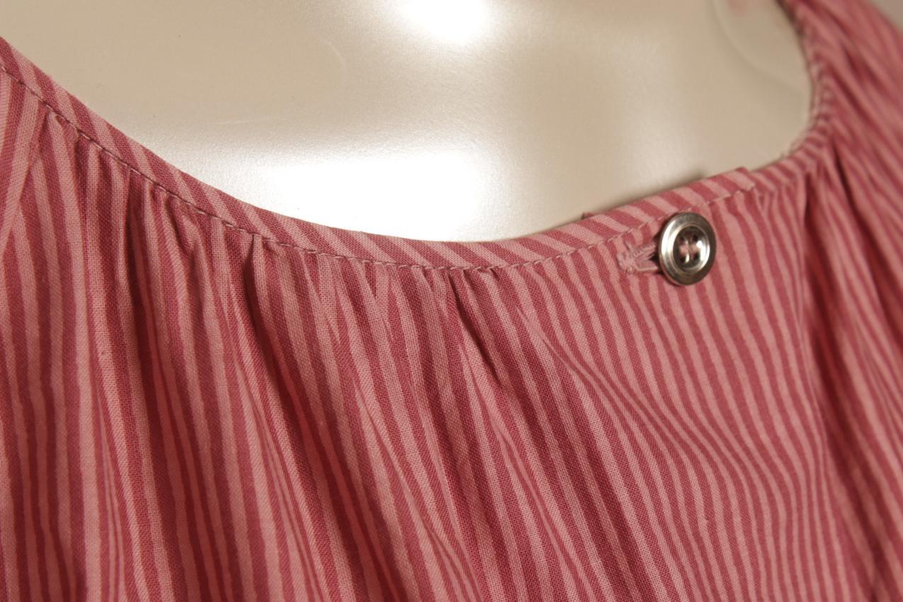 Vintage Marimekko Annikki Rimala pinkki raidallilnen “Rakkauskirje” maksimekko L XL - Image 3