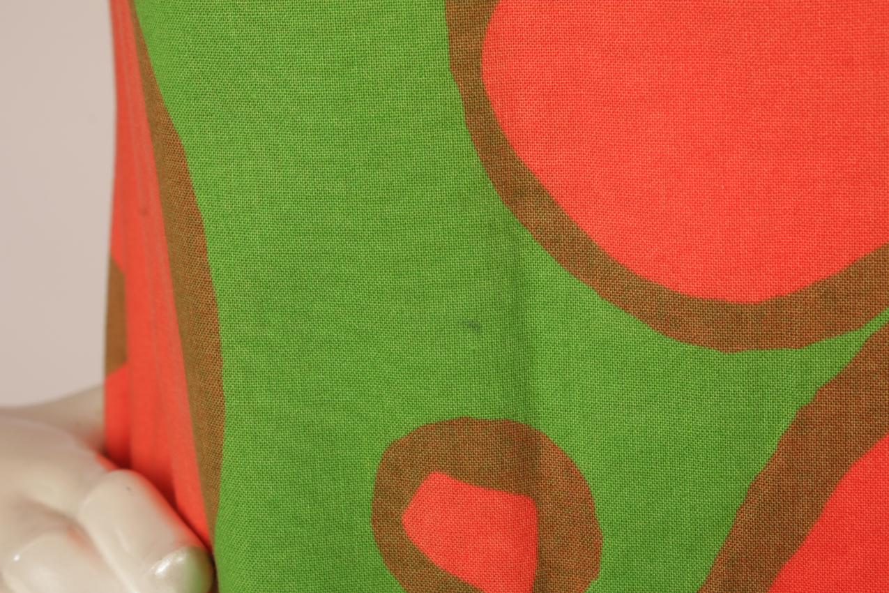 Marimekko Annika Rimala vihreä oranssi ”Monrepos” “Keidas” maksimekko M - Image 9