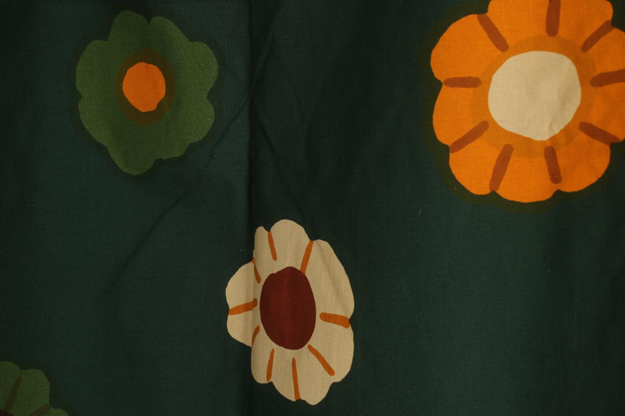 Vintage Marimekko Katsuji Wakisaka “Nekku” kangas verho - Image 4
