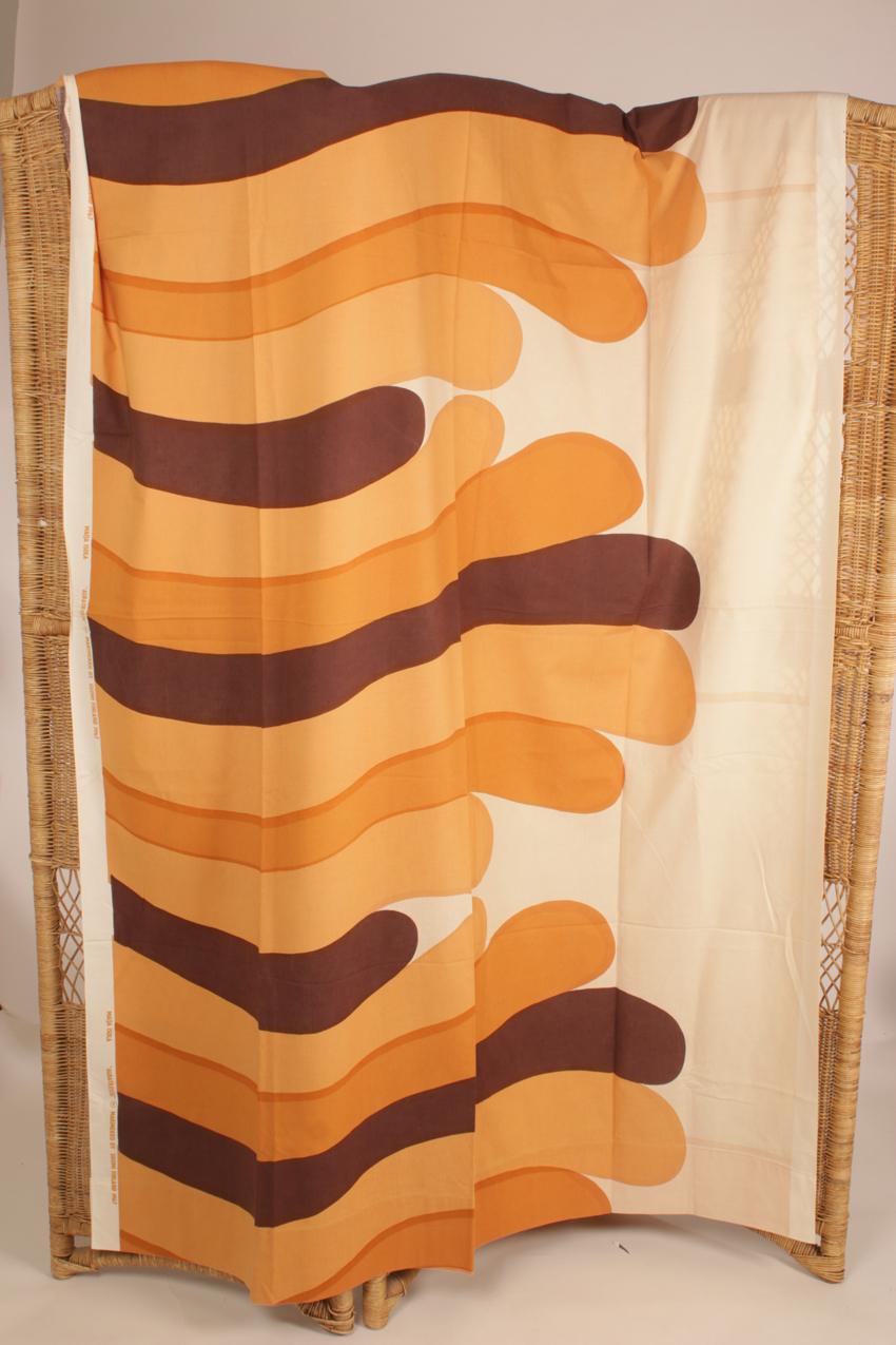 Vintage Marimekko Maija Isola “Albatrossi” kangas verho