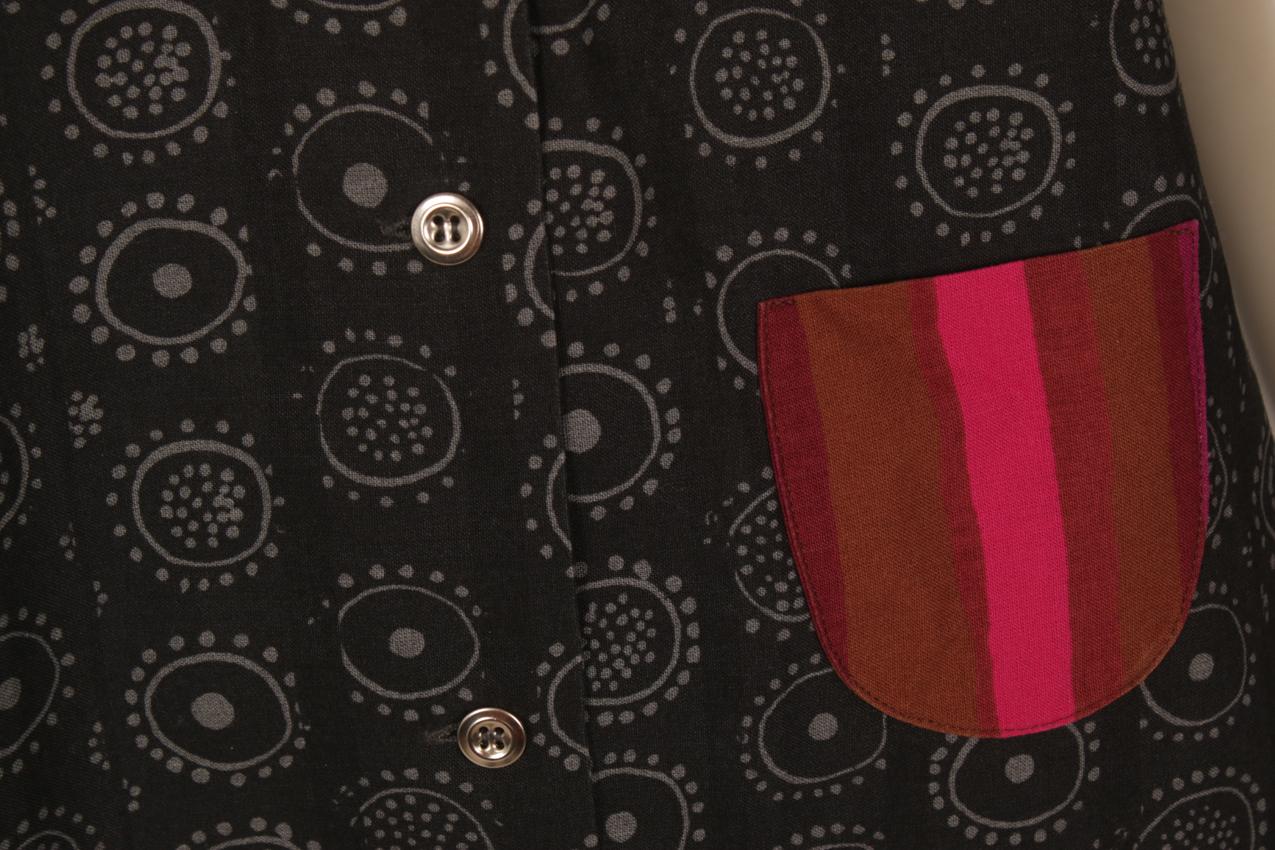 Marimekko "Kihlatasku" "Iloinen takki" Vuokko Nurmesniemi XS S - Image 6