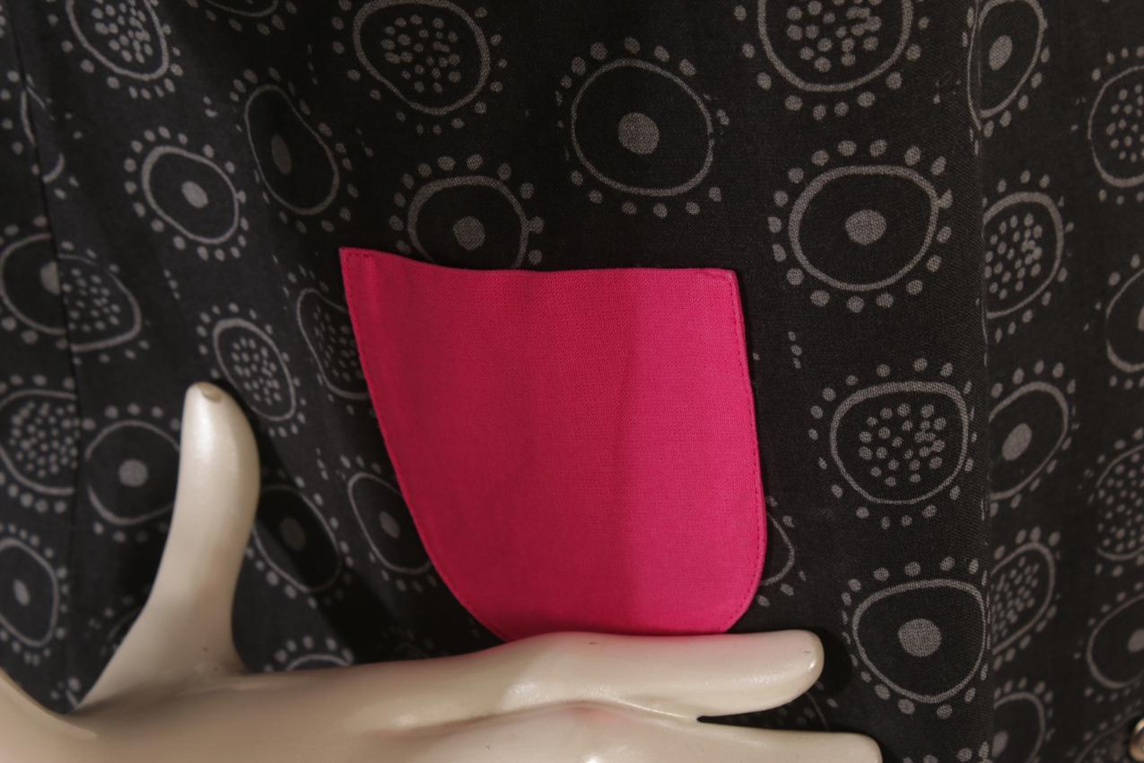 Marimekko "Kihlatasku" "Iloinen takki" Vuokko Nurmesniemi XS S - Image 7