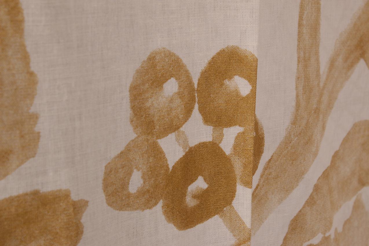 Vintage Marimekko ”Keskiyö” linen blend fabric tablecloth designed by Kristina Isola - Image 3
