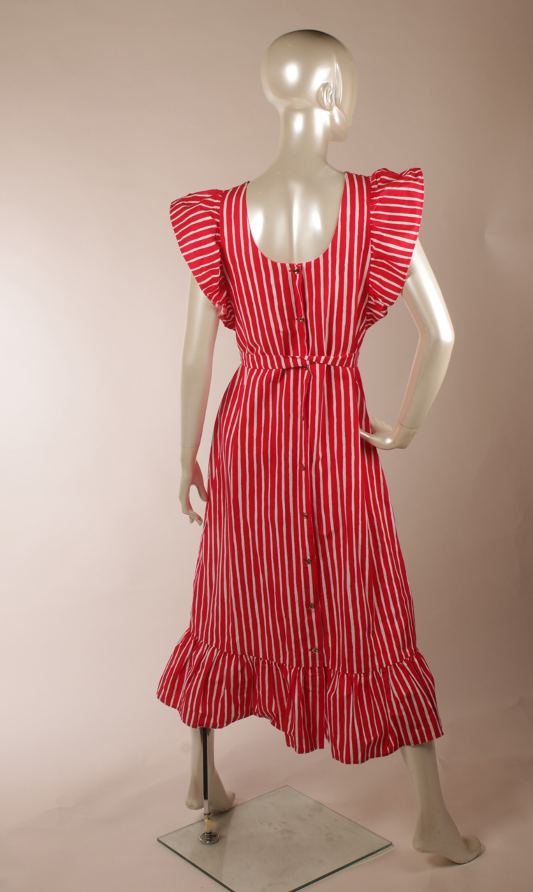 Vintage Marimekko punainen “Mariessu” mekko L - Image 6