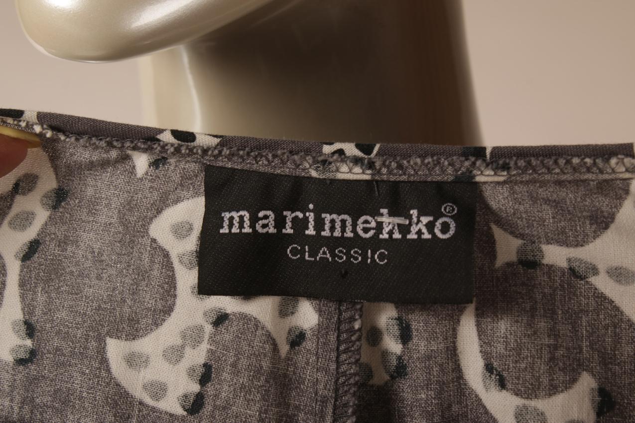 Vintage Marimekko Annika Rimala “Rakkauskirje” “Tarha” maksimekko L - Image 6